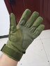 戶(hù)外全指登山手套硅膠防滑男女士夏季半指攀巖徒步可爬山手套防曬 硬殼無(wú)O全指綠 戰術(shù)手套全指XL碼 1雙 曬單實(shí)拍圖