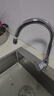 九牧新全銅廚房冷熱水龍頭洗菜盆水槽二合一萬(wàn)向防濺通用陽(yáng)臺洗衣柜龍頭 冷熱款亮銀高儀2檔大彎送80cm管 曬單實(shí)拍圖