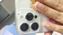 酷樂(lè )鋒蘋(píng)果16系列【康寧鏡頭膜】適用iPhone16ProMax后攝像頭蓋16pro手機保護膜全包貼膜高清鏡-銀色 曬單實(shí)拍圖