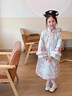 安妮優(yōu)兒格格服女童古裝清朝秋冬加厚兒童冬季漢服中國風(fēng)唐裝滿(mǎn)族拜年服裝 紫色加絨加厚 100 曬單實(shí)拍圖