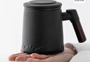 宅輕松茶杯茶水分離泡茶功夫茶杯喝茶水杯子辦公杯帶過濾茶漏茶具花茶杯 曬單實(shí)拍圖