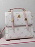 迪士尼（Disney）包包雙肩包女款2025年最新款時(shí)尚輕奢超輕大學(xué)生旅行包女士背包 草莓熊小背包-白色【贈禮盒+雪兒掛件】 曬單實(shí)拍圖