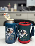 迪士尼（Disney）兒童保溫杯吸管直飲杯316不銹鋼大容量帶杯套雙蓋水杯650ml米奇 曬單實(shí)拍圖