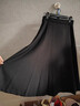 伯德小姐黑色a字長(cháng)裙女正裝傘裙職業(yè)小個(gè)子通勤半裙面試裙子西裝半身裙 曬單實(shí)拍圖