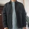 羅蒙（ROMON）夾克男2025秋冬季新款外套男士商務(wù)休閑翻領(lǐng)時(shí)尚夾克衫上衣服男裝 黑色 常規 XL (125-140斤可穿) 曬單實(shí)拍圖