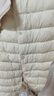 雪中飛羽絨內膽女輕薄羽絨服女短款新款內搭外穿修身 米白 L (165) 曬單實(shí)拍圖