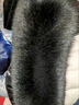 狐貍毛領(lǐng)單買(mǎi)100%正品真毛通用冬季保暖大衣皮衣方領(lǐng)毛領(lǐng)子單賣(mài) 黑色標準內弧53cm 適領(lǐng)圈48-56cm 曬單實(shí)拍圖