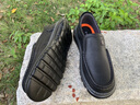 夢(mèng)特嬌休閑皮鞋男2025冬季新款舒適商務(wù)正裝鞋子軟底套腳皮鞋耐磨一腳蹬 黑色 41 曬單實(shí)拍圖