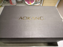 奧康（Aokang）官方男士商務(wù)通勤系帶舒適休閑皮鞋透氣西裝牛皮鞋爸爸 黑色 41 曬單實(shí)拍圖