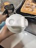 定梧蛋白粉搖搖杯運動(dòng)健身水杯子大容量帶攪拌球刻度男女士塑料奶昔杯 慕斯白600ml【配攪拌球+刻度】 曬單實(shí)拍圖