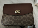 蔻馳（COACH）經(jīng)典標志CASSIE19號單肩斜挎包翻蓋早秋女包 棕黃色銹色（新版） 曬單實(shí)拍圖