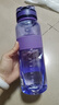 UZSPACE優(yōu)之運動(dòng)水杯男女大容量杯子學(xué)生上學(xué)夏季高顏值便攜耐高溫涼水壺 紫色1000ml 曬單實(shí)拍圖