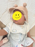 貝娜茜嬰兒帽子春秋款寶寶男小月齡嬰幼兒針織帽毛線(xiàn)帽保暖護耳女秋冬季 曬單實(shí)拍圖