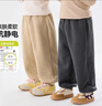 嘟嘟家兒童褲子冬季寶寶加厚加絨長(cháng)褲男童休閑褲女童秋冬童裝潮 深灰100 曬單實(shí)拍圖