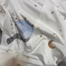 JOYNCLEON【清倉】春夏云慕絲月子服產(chǎn)后喂奶孕婦睡衣女哺乳家居服長(cháng)袖套裝 【銀河之戀-Y字領(lǐng)】 L碼（適合120-135斤） 曬單實(shí)拍圖
