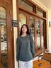 LAZY DAY TREND戶外立體裁剪撞色速干印花T恤男秋季休閑長(zhǎng)袖運(yùn)動(dòng)上衣潮 青石綠 S 曬單實(shí)拍圖