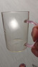 青蘋(píng)果（QINGPINGGUO） 玻璃杯帶把手耐高溫待客泡茶杯子牛奶杯家庭喝水杯家用水杯套裝 杯架+加厚簡(jiǎn)約杯【6色裝】 300ml 曬單實(shí)拍圖
