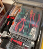 禧天龍工具收納箱零件儲物盒車(chē)載分類(lèi)收納箱戶(hù)外露營(yíng)整理箱 煙熏灰+白色隔板【30*40*19cm】 曬單實(shí)拍圖