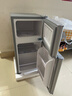 華寶小冰箱小型家用出租房用冷藏冷凍兩用一級能效節能省電迷你宿舍寢室辦公室二門(mén)電冰箱 【一級能效】58L銀色【三天不到一度電】 曬單實(shí)拍圖