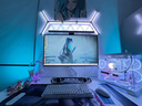 WAIZOWL 丨bg gaming 耳機支架 RGB游戲耳機支架 頭戴式耳機架 鼠標夾線(xiàn)器USB拓展 蘋(píng)果白 曬單實(shí)拍圖