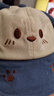 愛(ài)寶適嬰兒帽春秋冬款寶寶鴨舌帽卡通棒球帽兒童外出遮陽(yáng)帽 藍小熊T150 曬單實(shí)拍圖
