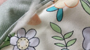 無(wú)印良品100%新疆純棉花被子 秋冬被芯冬季棉被 加厚8斤200*230cm碎花細雨 曬單實(shí)拍圖