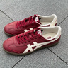 Onitsuka Tiger鬼塚虎新款德訓鞋男女鞋 復古酒紅色休閑板鞋TOKUTEN 1183B938 酒紅色 39 曬單實(shí)拍圖