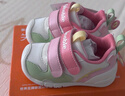 基諾浦寶寶0-1歲學(xué)步鞋軟底男女童嬰兒鞋春秋款撞色機能鞋GB2400 羽毛白/蝴蝶綠/草莓粉 19.5 120mm 適合腳長(cháng)116-124mm 曬單實(shí)拍圖