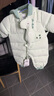 巴拉巴拉嬰兒羽絨服連體衣2025冬裝新款寶寶男童女童哈衣爬服加厚保暖萌趣 咖色小鴨子-白鴨絨 80 cm-充絨量82g 曬單實(shí)拍圖
