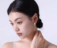 戚小米S999足銀鈴蘭花耳釘女蝴蝶結(jié)耳環(huán)2025新款輕奢耳墜氣質(zhì)高級(jí)感耳飾 【999銀】鈴蘭花螺旋一對(duì) 曬單實(shí)拍圖