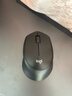 羅技（Logitech）M330 靜音鼠標 無(wú)線(xiàn)鼠標 辦公鼠標 右手鼠標 帶無(wú)線(xiàn)微型接收器 黑色 曬單實(shí)拍圖