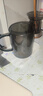 TEAHUE茶杯玻璃泡茶杯茶水分離高硼硅加厚男士高檔辦公室茶道綠茶杯子 曬單實(shí)拍圖