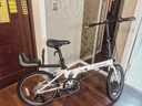 大行（DAHON）青春版P8折疊自行車(chē)20寸8速成人超輕男女式單車(chē)KAC081 亮面白 曬單實(shí)拍圖