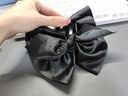 柚芳大蝴蝶結很顯頭_緞面黑色發(fā)抓鯊魚(yú)夾女發(fā)夾后腦勺量多發(fā)卡抓夾ins 黑色大蝴蝶結抓夾【單個(gè)裝】 曬單實(shí)拍圖