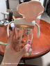 貝姆士兒童直飲牛奶杯1-2-3歲以上大寶寶奶瓶吸管杯ppsu喝水喝奶直飲杯 曬單實拍圖