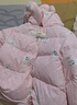 巴拉巴拉嬰兒羽絨服男童冬季女童短款外套花朵造型2024甜美萌208424107233 曬單實(shí)拍圖
