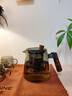 茶皇子泡茶壺茶水分離茶杯高硼硅玻璃茶壺茶具個(gè)人杯濾茶綠茶杯茶具套裝 香韻泡茶壺-煙灰色+4只品茗杯 曬單實(shí)拍圖