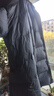 鴨鴨（YAYA）新款羽絨服男款長(cháng)款加厚連帽休閑保暖極寒外套FL 黑色 S /155 曬單實(shí)拍圖