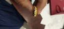 周大福兒童寶寶百福長(cháng)命鎖黃金吊墜(工費160)約4.8g EOF98 曬單實(shí)拍圖