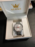 歐利時(shí)（OLEVS）瑞士認證品牌手表男機械表進(jìn)口機芯全自動(dòng)男士手表夜光防水商務(wù)表 升級加強版-鋼帶本白【終身?！?曬單實(shí)拍圖