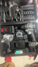 歐萊德（OU LAI DE）21V無刷鋰電鉆工具箱家用組合工具箱電動螺絲刀五金工具箱 曬單實拍圖