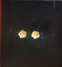 中國黃金（CHINA GOLD）18K金玫瑰花耳釘女款花朵直針款耳飾品情人節(jié)生日禮物送女友愛人 18K玫瑰花耳釘 曬單實(shí)拍圖