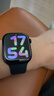 Apple/蘋果 Watch S11 智能手表GPS款46毫米亮黑色鋁金屬表殼黑色運動型表帶M/L MEVH4CH/B 曬單實拍圖