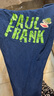 大嘴猴（paul frank）短袖t恤男士透氣純棉短袖男夏季休閑運動(dòng)上衣外套男裝 藏青色 2XL 曬單實(shí)拍圖