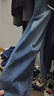 森馬（Semir）森柔牛仔|牛仔褲男顯瘦顯高小直筒褲子秋季長(cháng)褲基礎103524124104A 曬單實(shí)拍圖