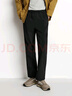 森馬（Semir）休閑褲男三防軟殼褲加絨直筒褲2025冬季長(cháng)褲通勤基礎109725127101 曬單實(shí)拍圖