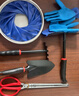 羚特趕海工具套裝沙灘挖沙玩具鐵鍬鋤頭水桶鏟子夾子耙挖土種菜園藝 曬單實(shí)拍圖