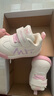 牧童童鞋嬰兒學(xué)步鞋春秋款男童機能軟底面包鞋女寶寶鞋子 椋鳥粉17 曬單實拍圖