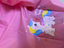 牧萌兒童雨衣男女童幼兒園小童寶寶全身防水男孩雨披 櫻花粉獨角獸2XL 曬單實拍圖