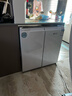 西泠【可全冷凍】臥式冰箱風(fēng)冷無(wú)霜家用嵌入式一級能效變頻電腦控溫臺下廚房柜大容量臥室冰箱對雙開(kāi)門(mén) 變溫款 白色【升級款】一級無(wú)霜/銅管制冷 曬單實(shí)拍圖
